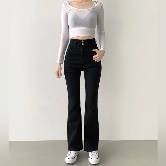 Bokplace high waisted black jeans - Picture 8 of 8